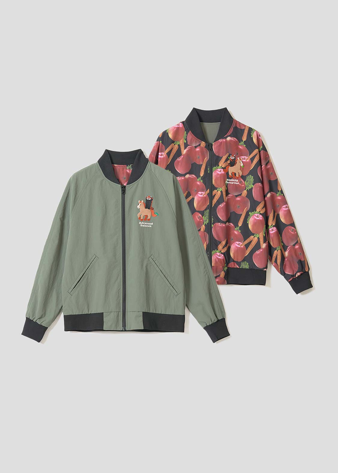 イカクホース｜リバーシブルブルゾン