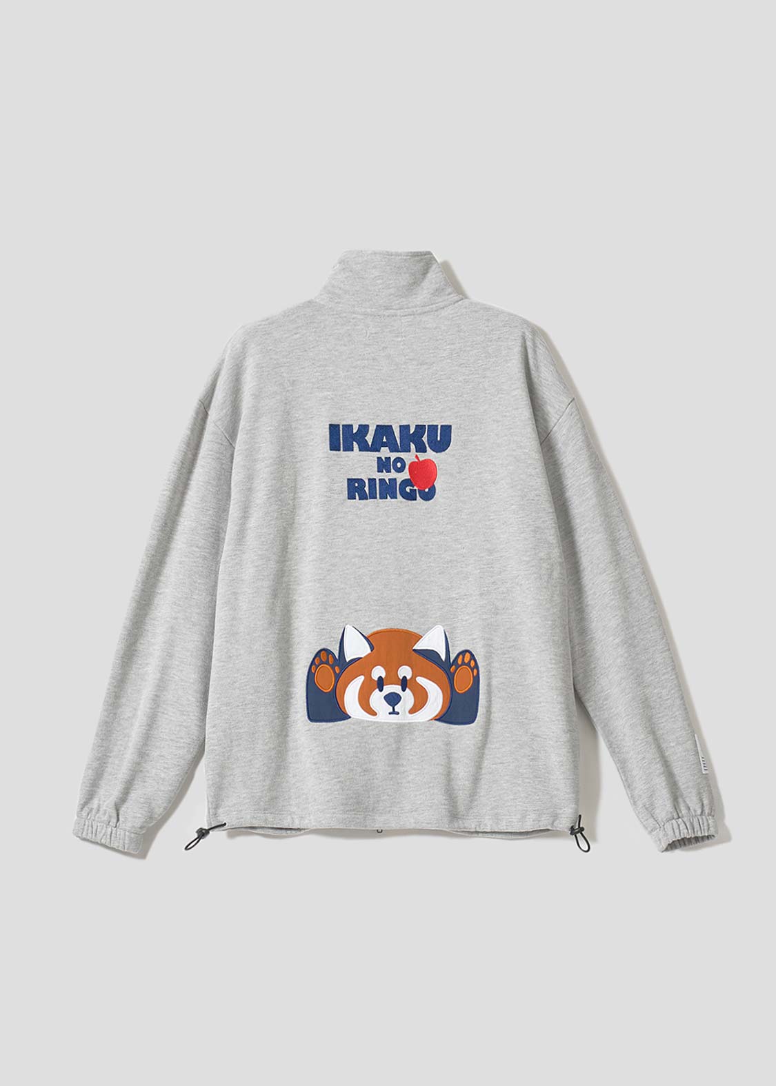 イカクノリンゴ｜裏毛スタンドジップブルゾン