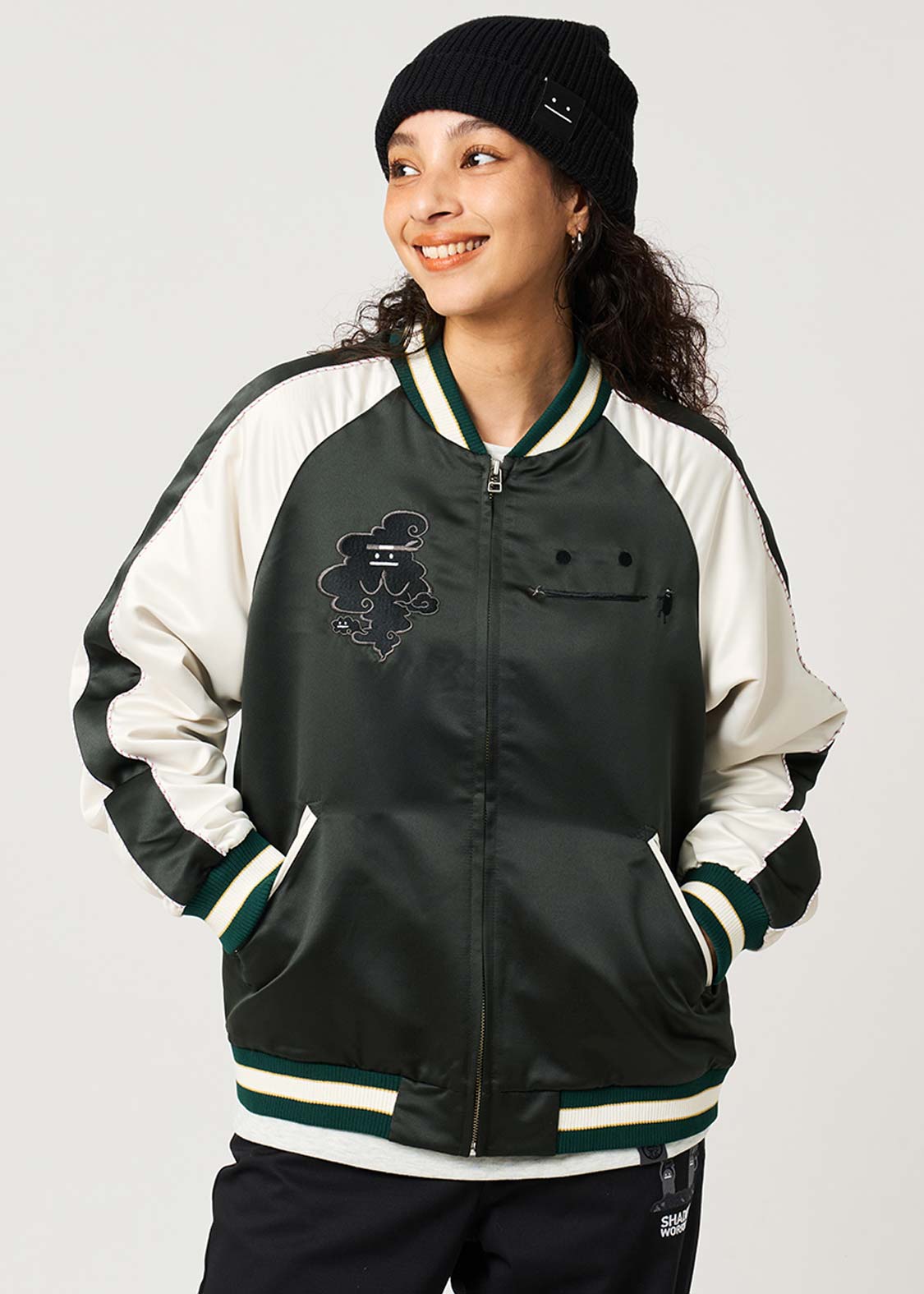 ビューティフルシャドーシノビ｜スカジャン｜ユニセックス｜グラニフ