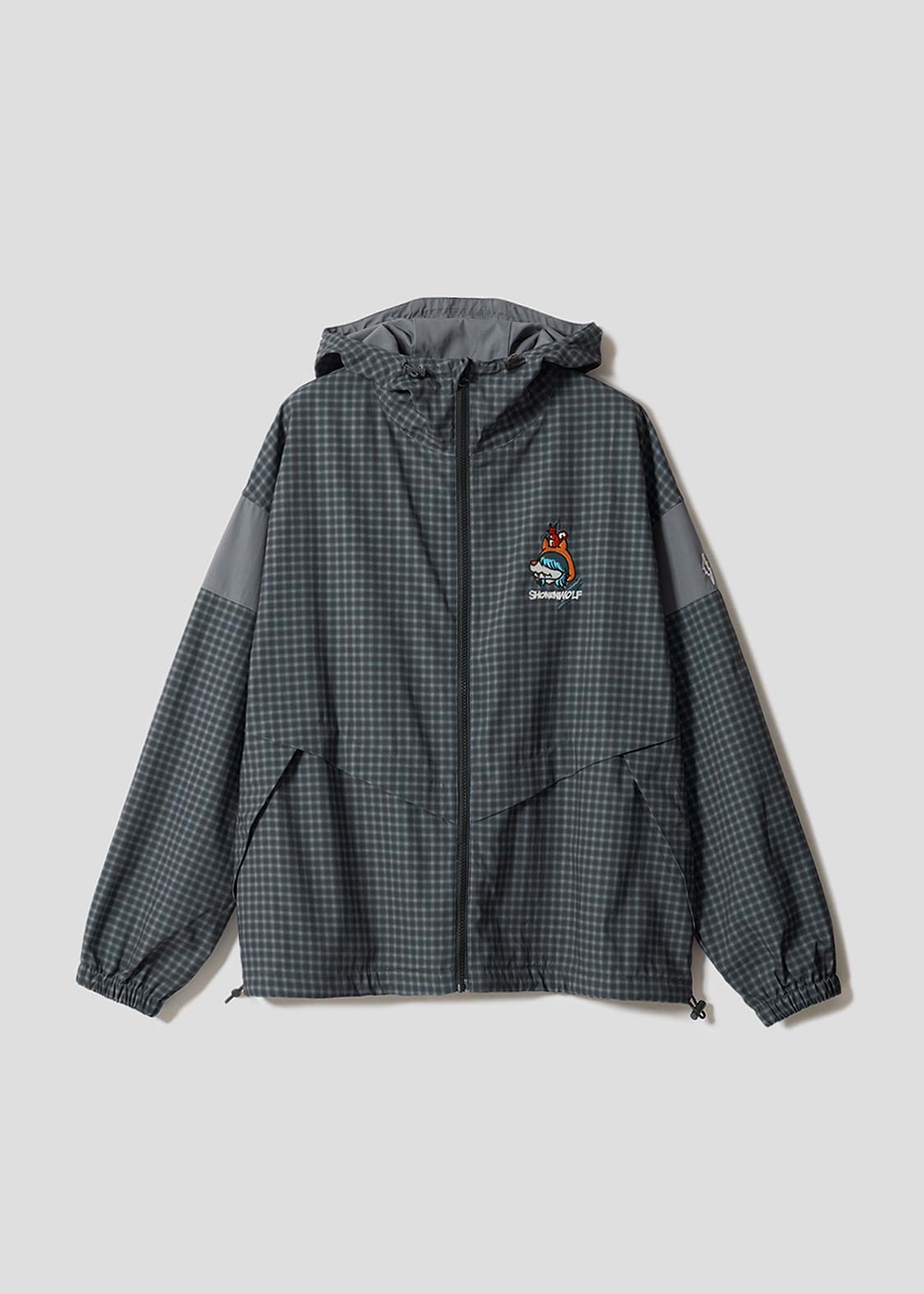 少年ウルフ｜チェックフードブルゾン