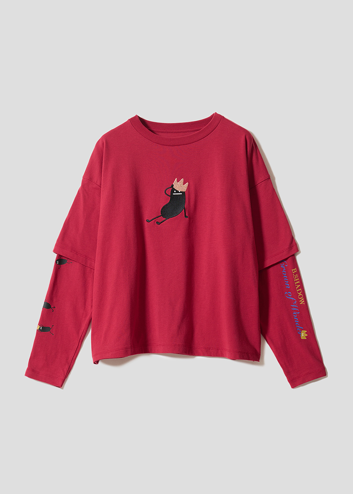 ビューティフルシャドークラウン｜レイヤード長袖Tシャツ