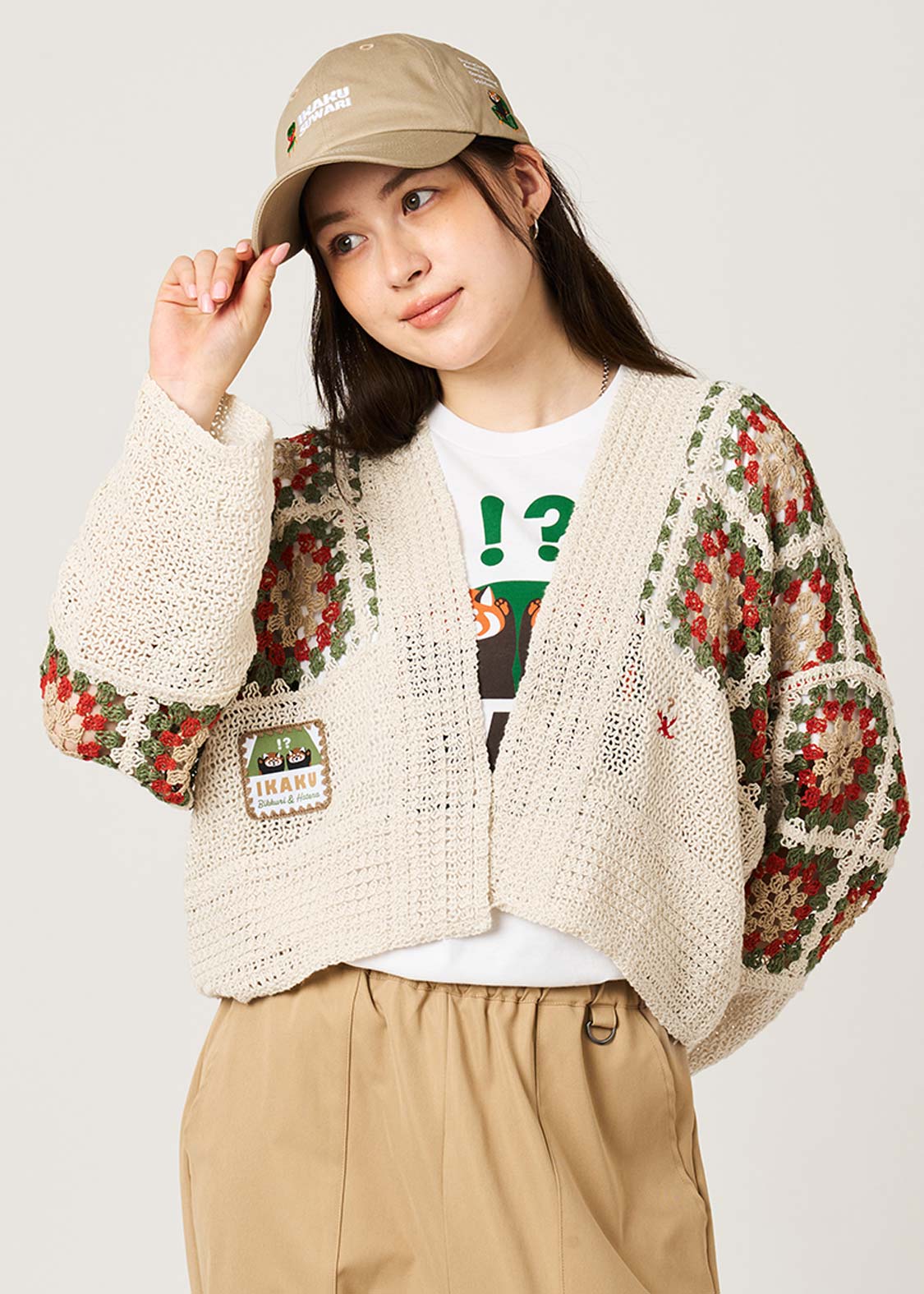 イカク ニット・カーディガン