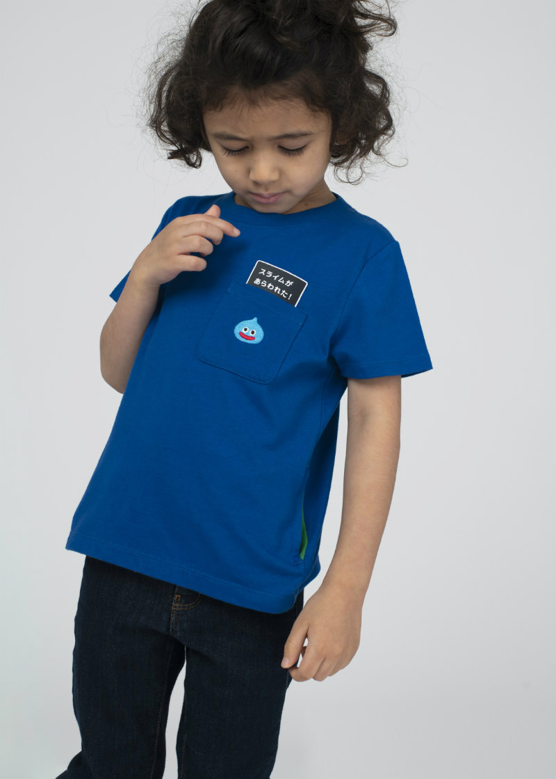 キッズ スライムぴぴぴ ドラゴンクエスト コラボキッズtシャツ グラニフ公式オンラインストア