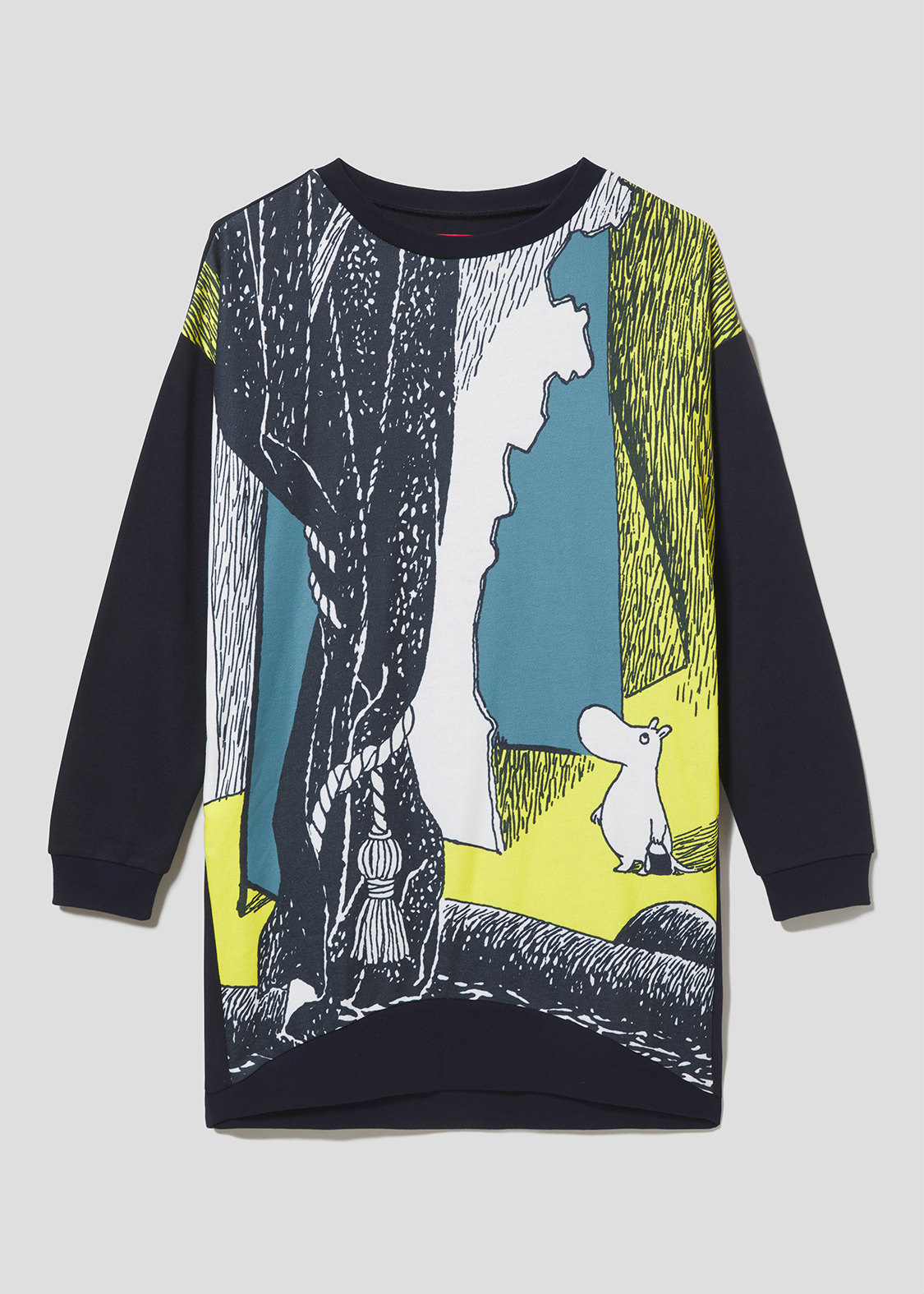 ウィメンズ 劇場とムーミンママ ムーミン コラボドロップショルダースウェットワンピース グラニフ公式オンラインストア