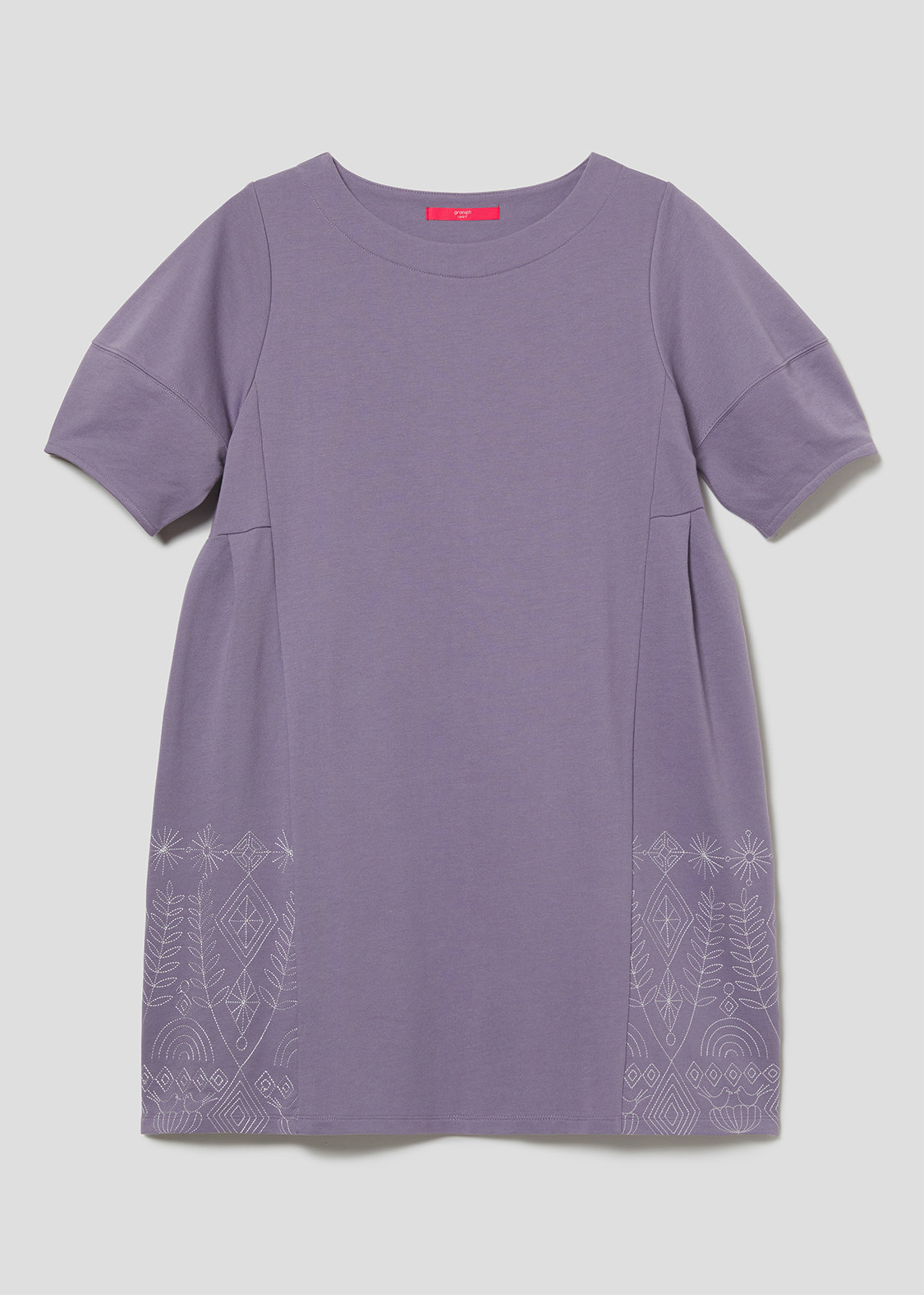 リトルパレード エンブロイダリー5分袖ワンピース グラニフ公式オンラインストア