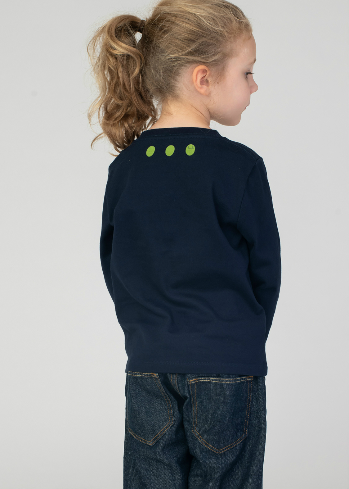 キッズ エダマメビューティフルシャドー キッズグラフィック長袖tシャツ グラニフ公式オンラインストア