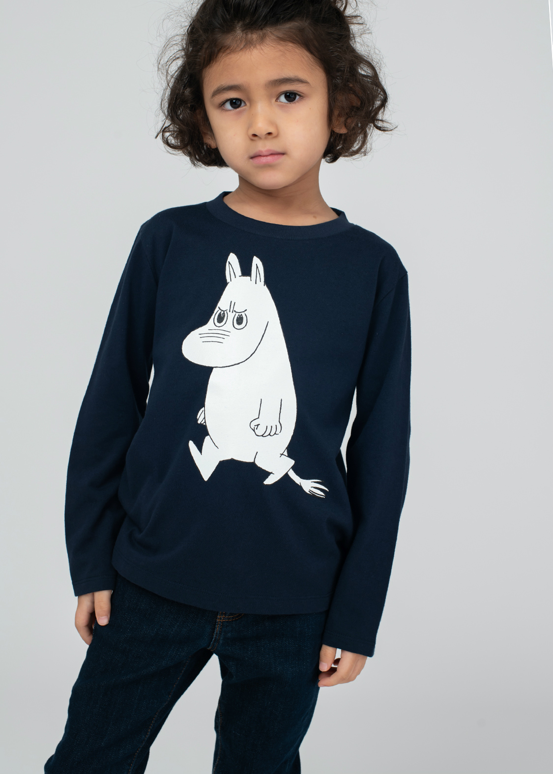 キッズ アングリームーミン ムーミン コラボキッズ長袖tシャツ グラニフ公式オンラインストア