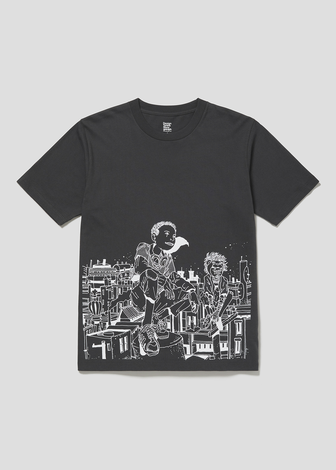 ユニセックス 鉄コン筋クリート ネコ 松本大洋 コラボtシャツ グラニフ公式オンラインストア