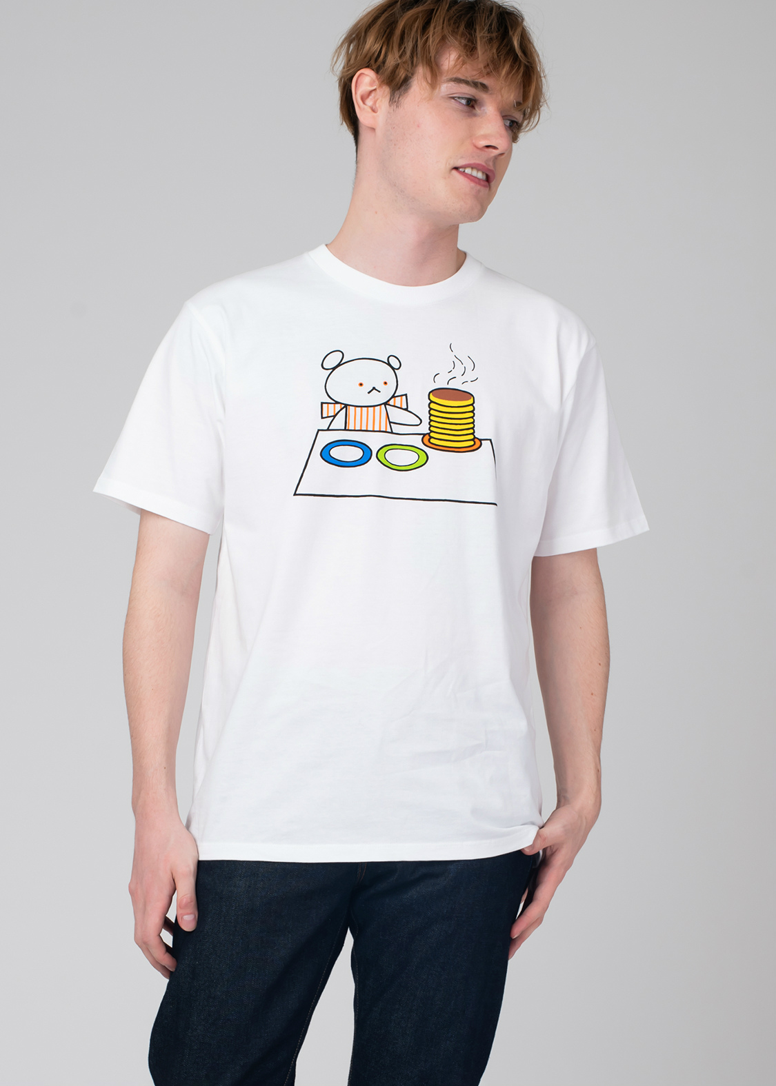 ユニセックス ほっとけーき こぐまちゃん コラボtシャツ グラニフ公式オンラインストア ユニセックス ほっとけーき こぐまちゃん コラボtシャツ グラニフ公式オンラインストア