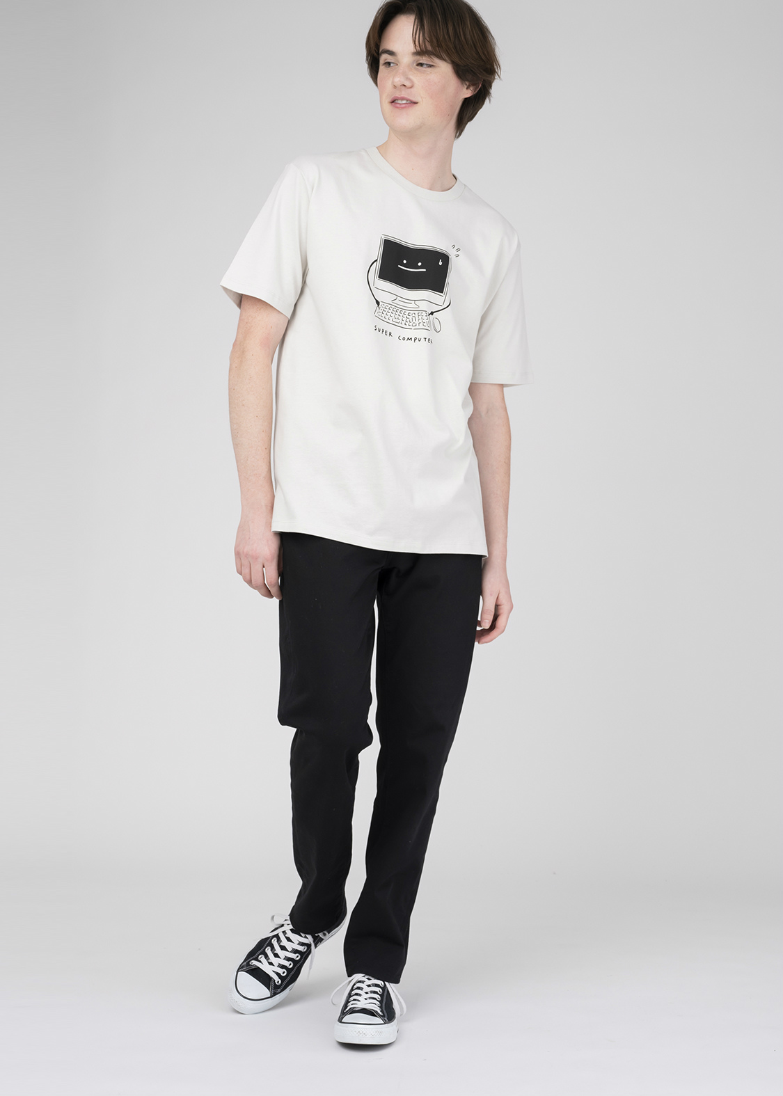 ユニセックス スーパーコンピュータービューティフルシャドー Tシャツ グラニフ公式オンラインストア