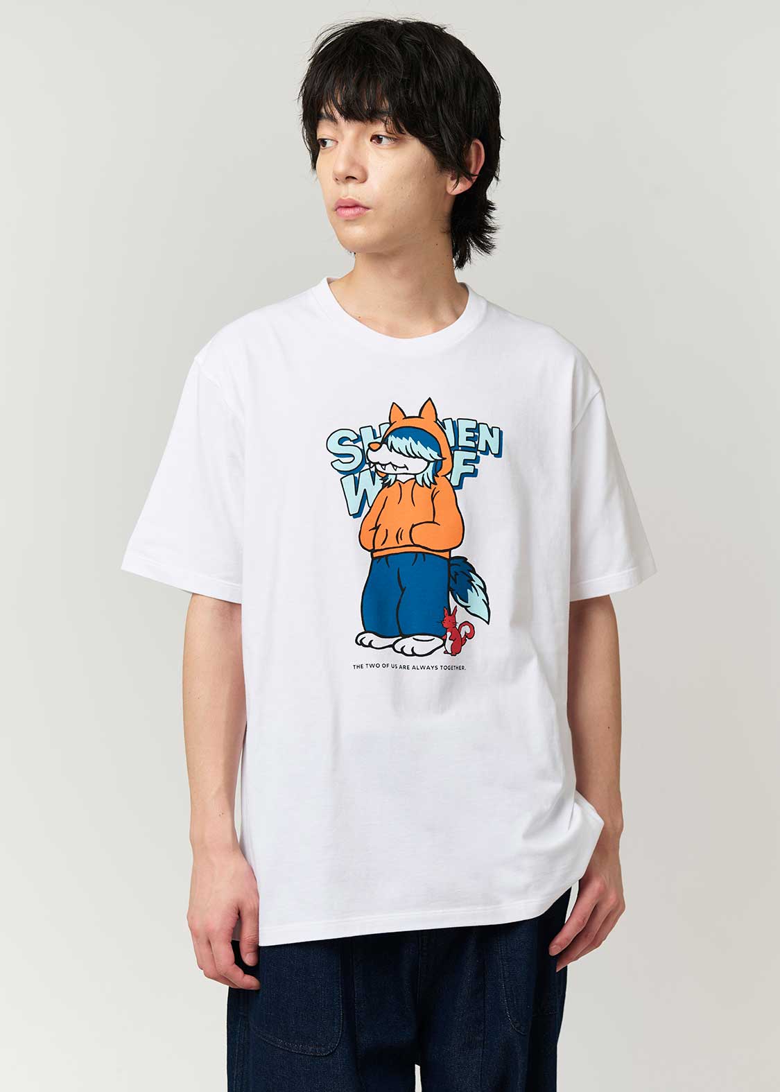 ユニセックス｜【6月上旬発売】少年ウルフ｜Tシャツ｜グラニフ