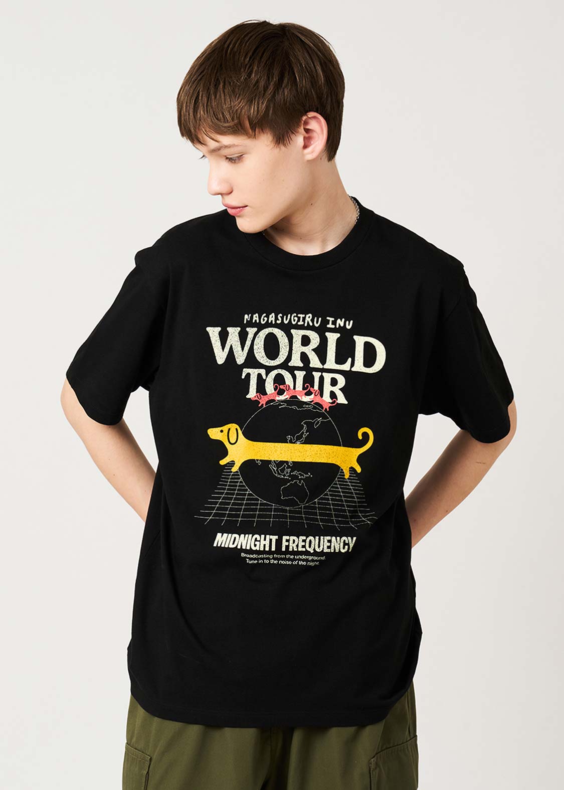 ナガスギルイヌ Tシャツ