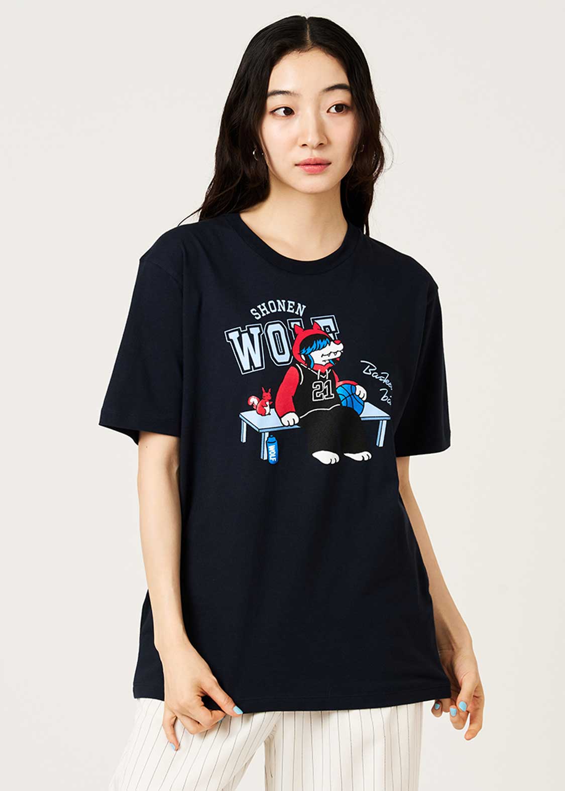 少年ウルフ Tシャツ