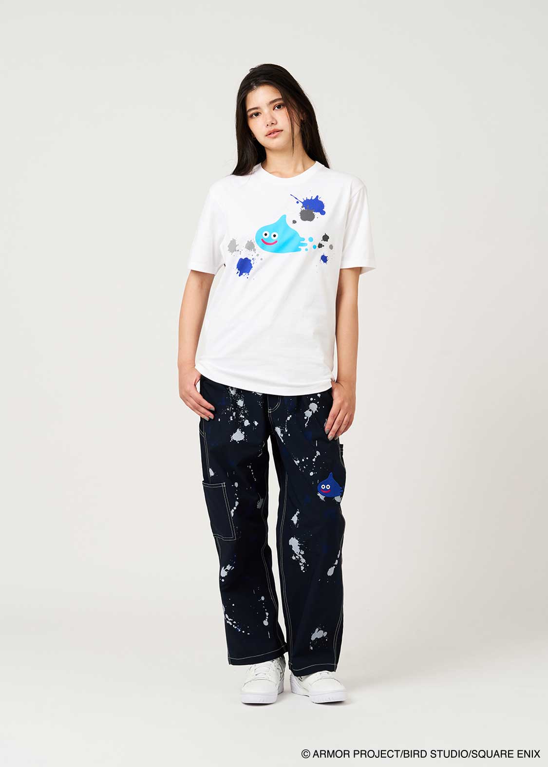第6弾】ドラゴンクエスト DQ+g Tシャツ スライム Lv40 ペイント｜ユニ