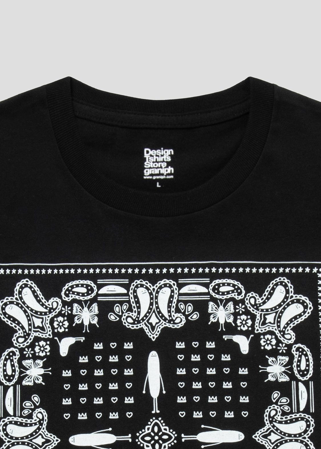 ユニセックス ビューティフルシャドーバンダナ Tシャツ グラニフ公式オンラインストア