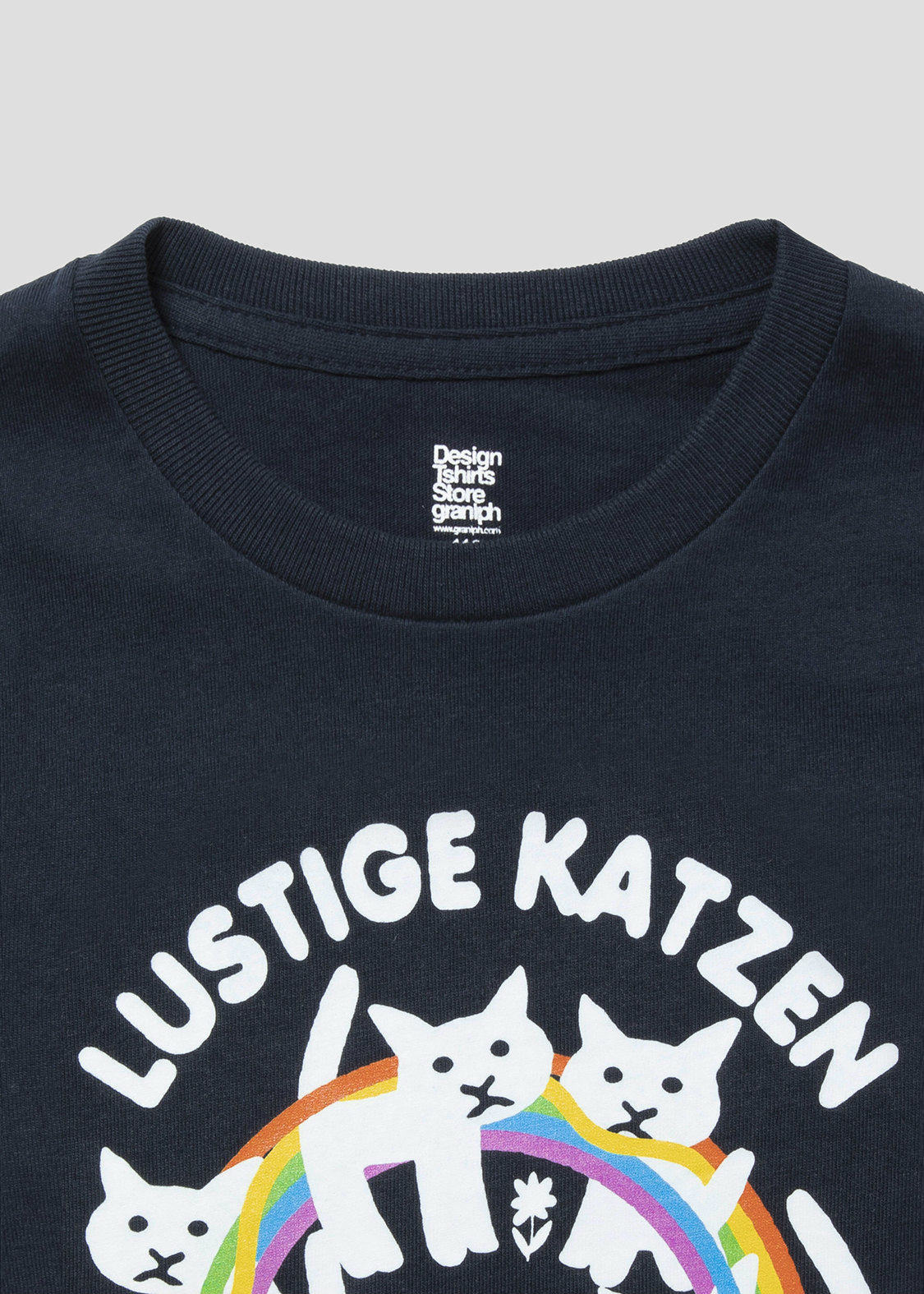 キッズ レインボースィティングキャット キッズtシャツ グラニフ公式オンラインストア