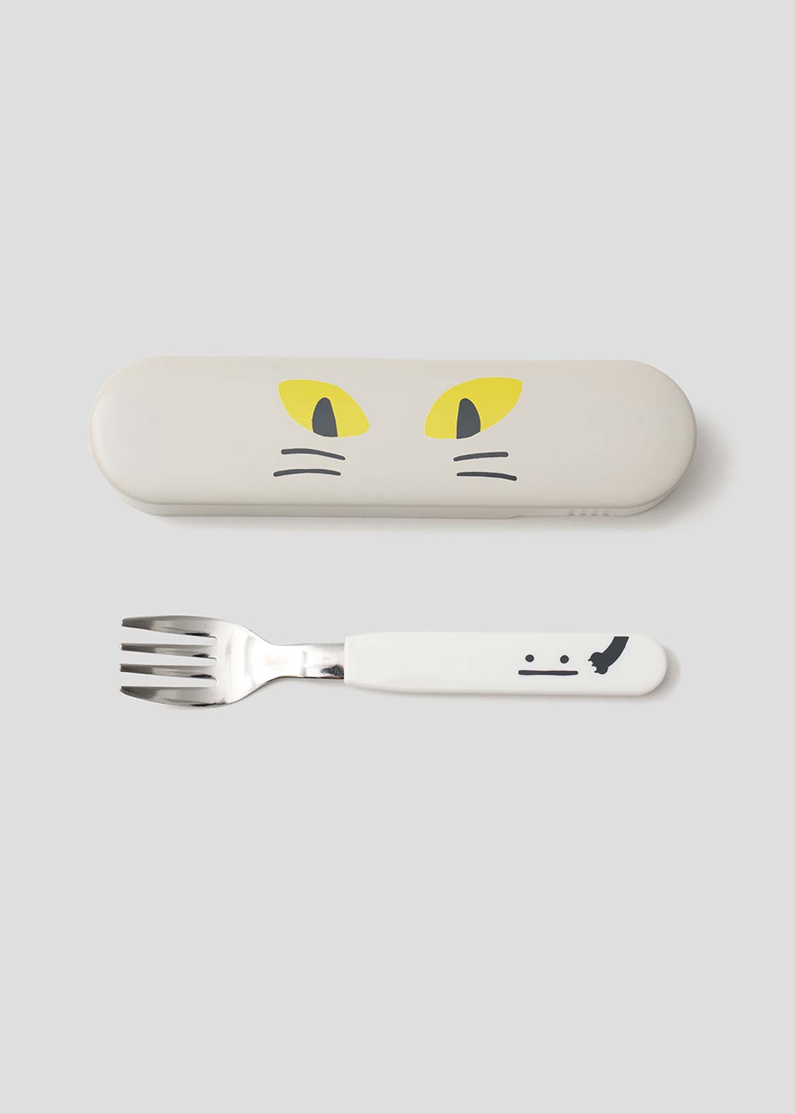 ネコカブリビューティフルシャドー｜フォーク・ケースセット