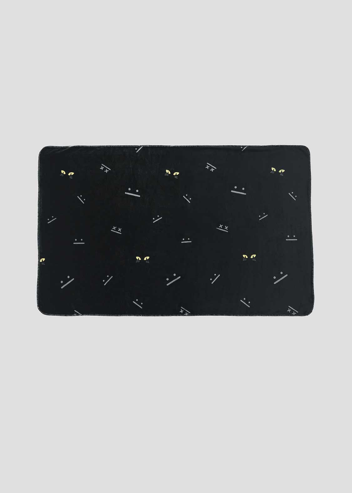 ネコカブリビューティフルシャドー｜フランネルブランケット