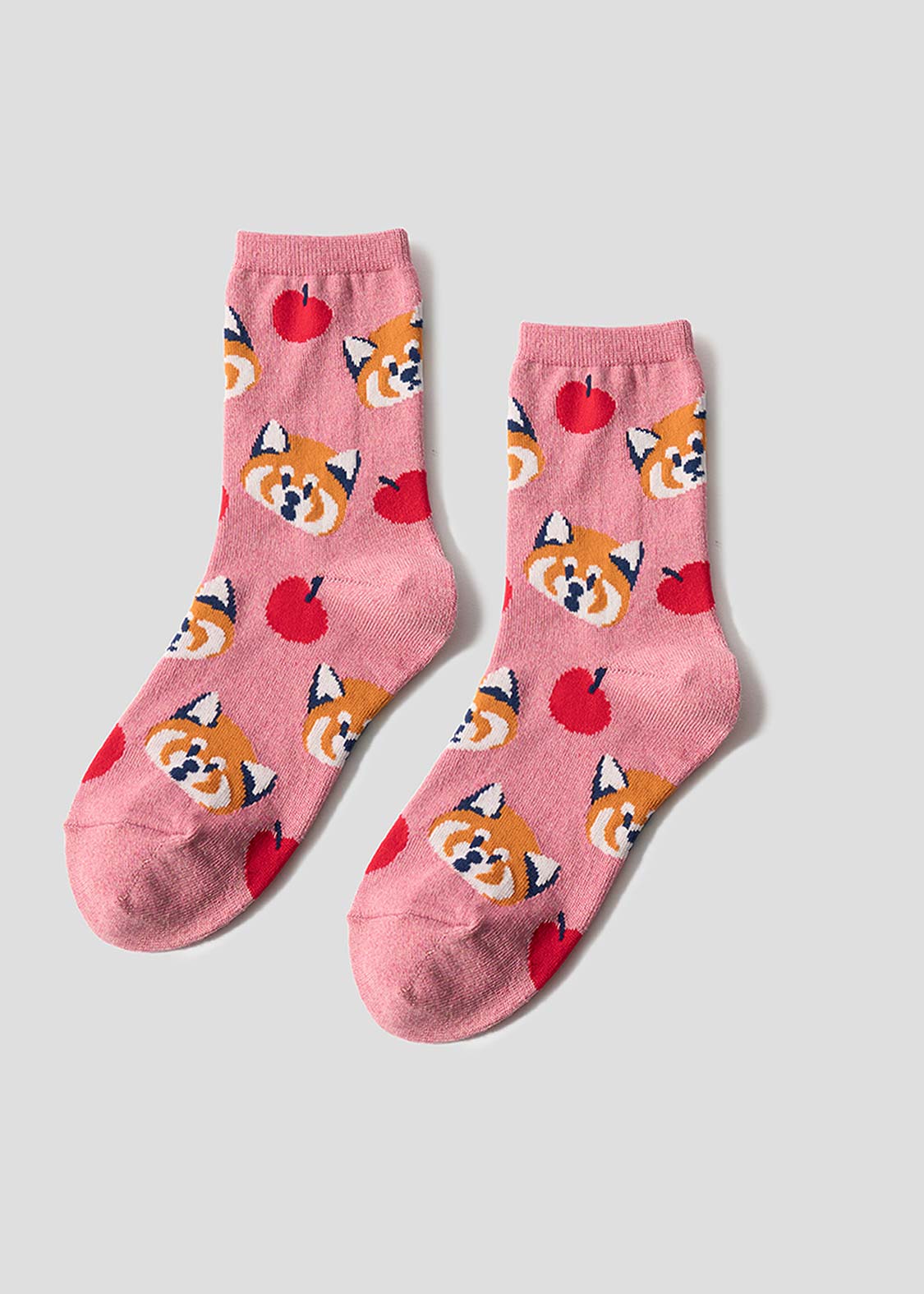 イカク｜リネンミドルソックス