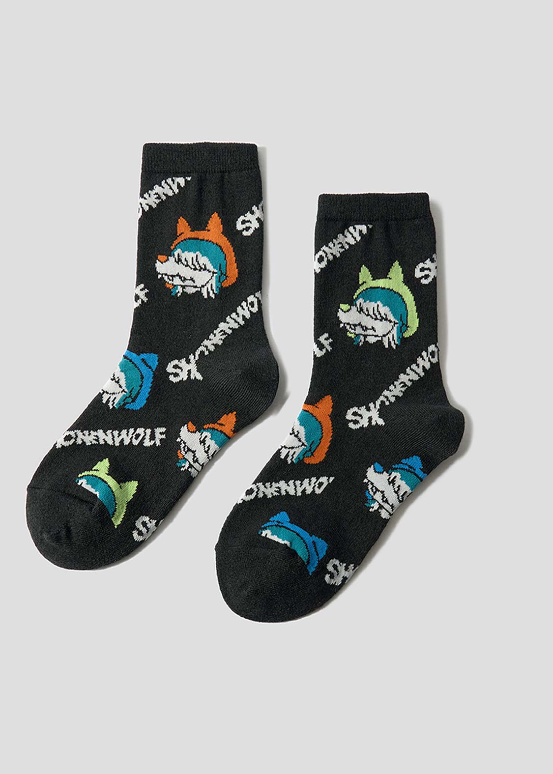 少年ウルフ｜リネンミドルソックス