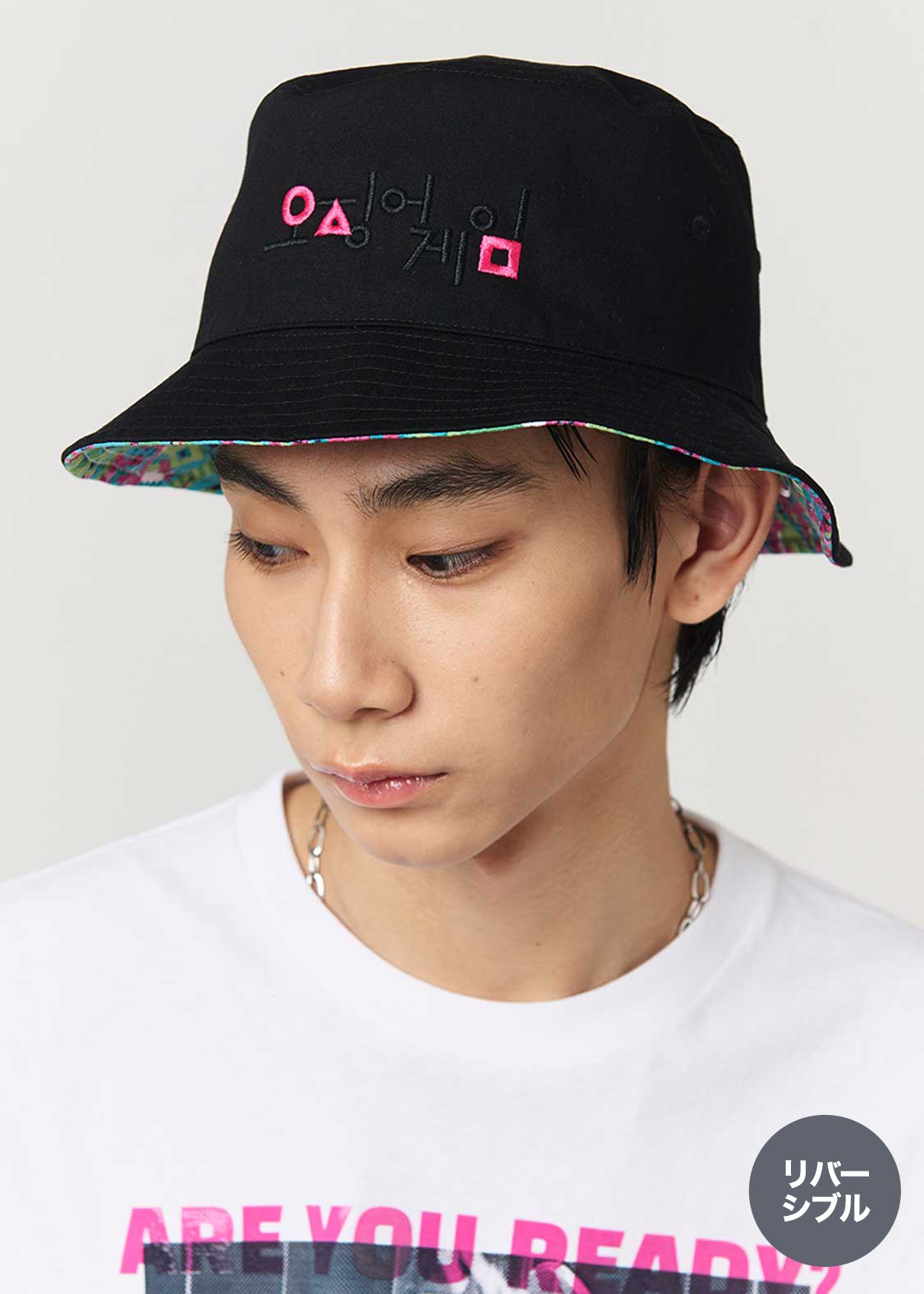 新品未使用 graniph グラニフ 進撃の巨人 リバーシブルバケットハット Design Tshirts Store graniph - グラニフ 進撃の巨人 討伐
