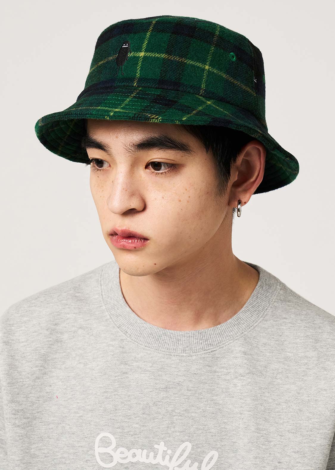 ビューティフルシャドー｜チェックバケットハット｜ユニセックス