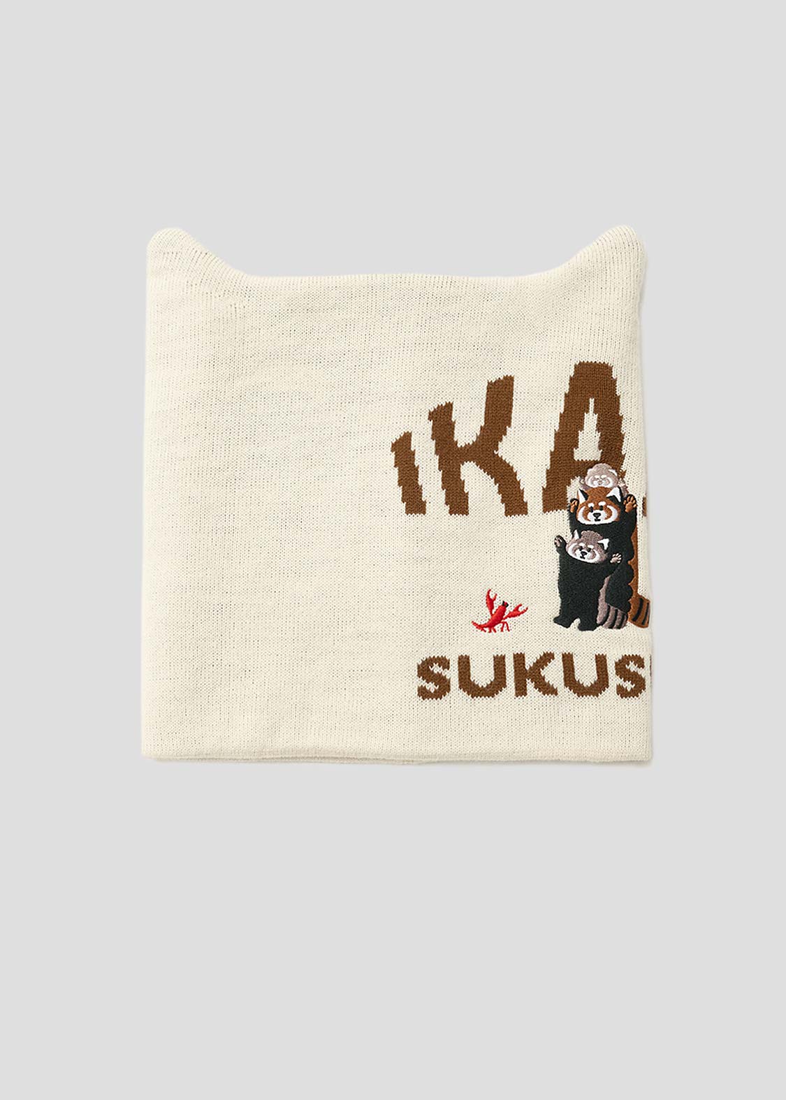 イカクセイチョウ｜耳付きビーニー