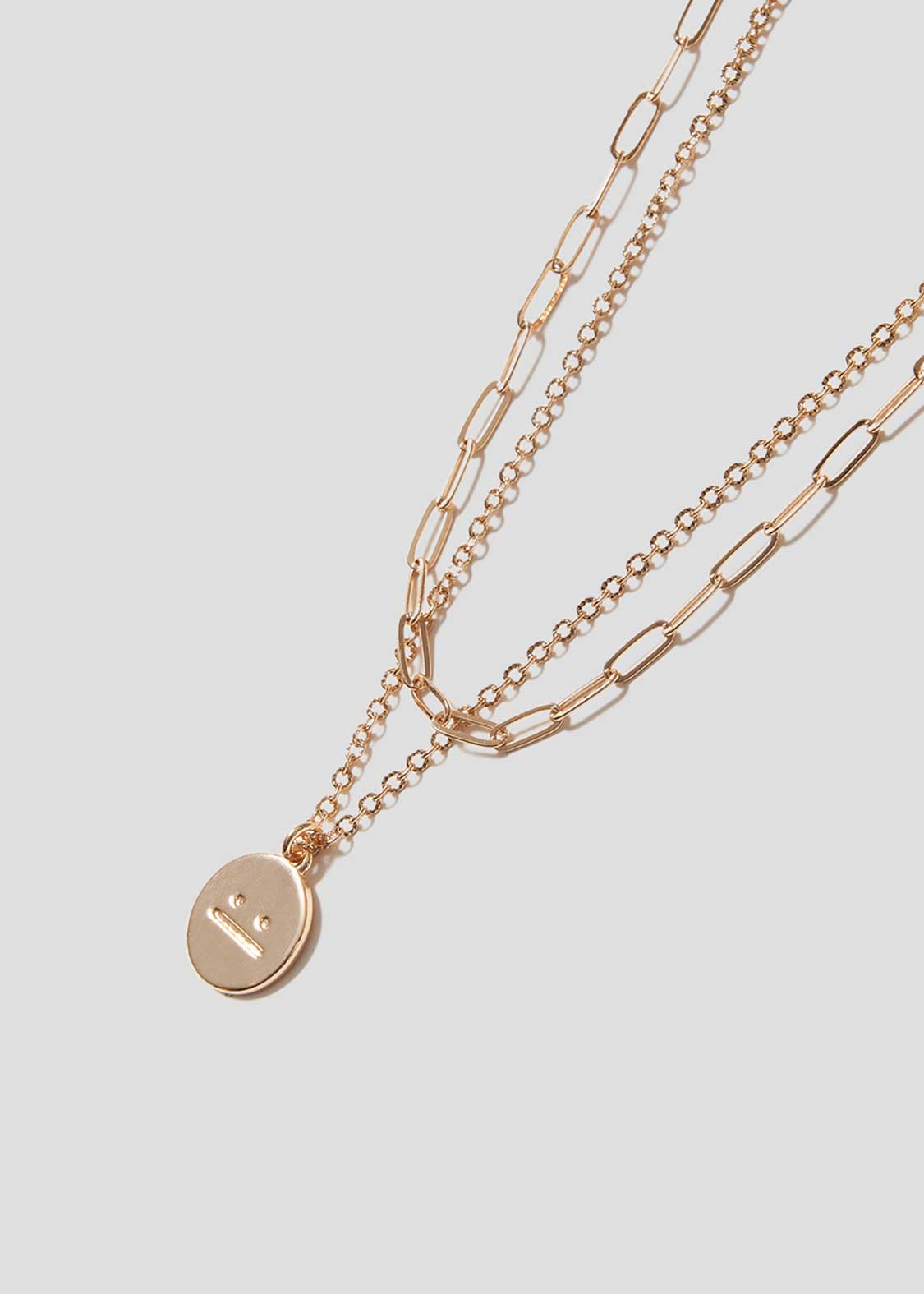 ビューティフルシャドーズーム｜ミックスチェーンネックレス｜ユニ