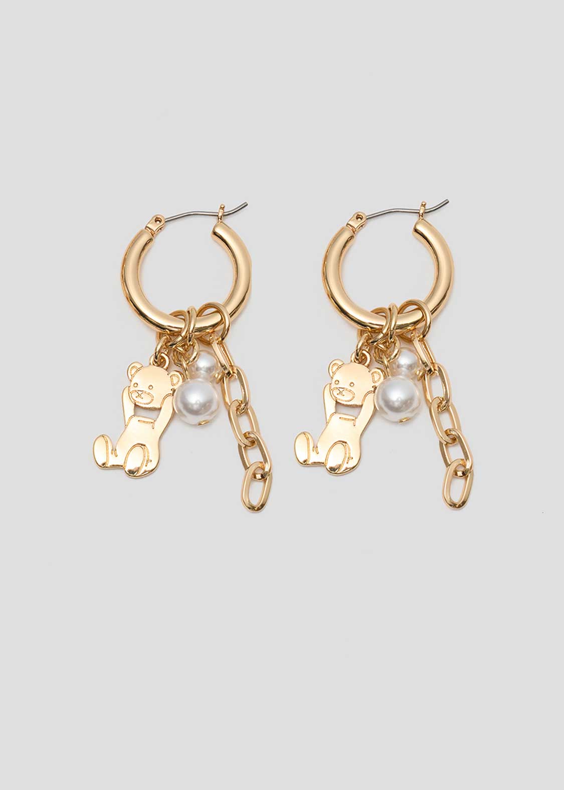 コントロールベア｜フープ＆チャームピアス｜ユニセックス｜グラニフ