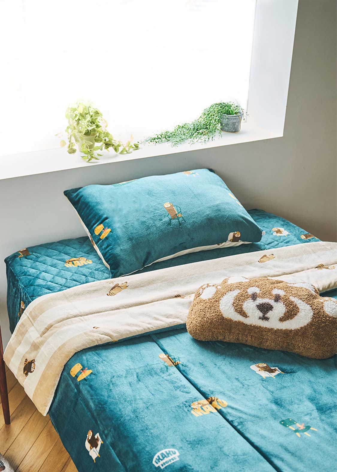 イカクホーム｜フランネル枕カバー 43×63｜ホームグッズ｜グラニフ