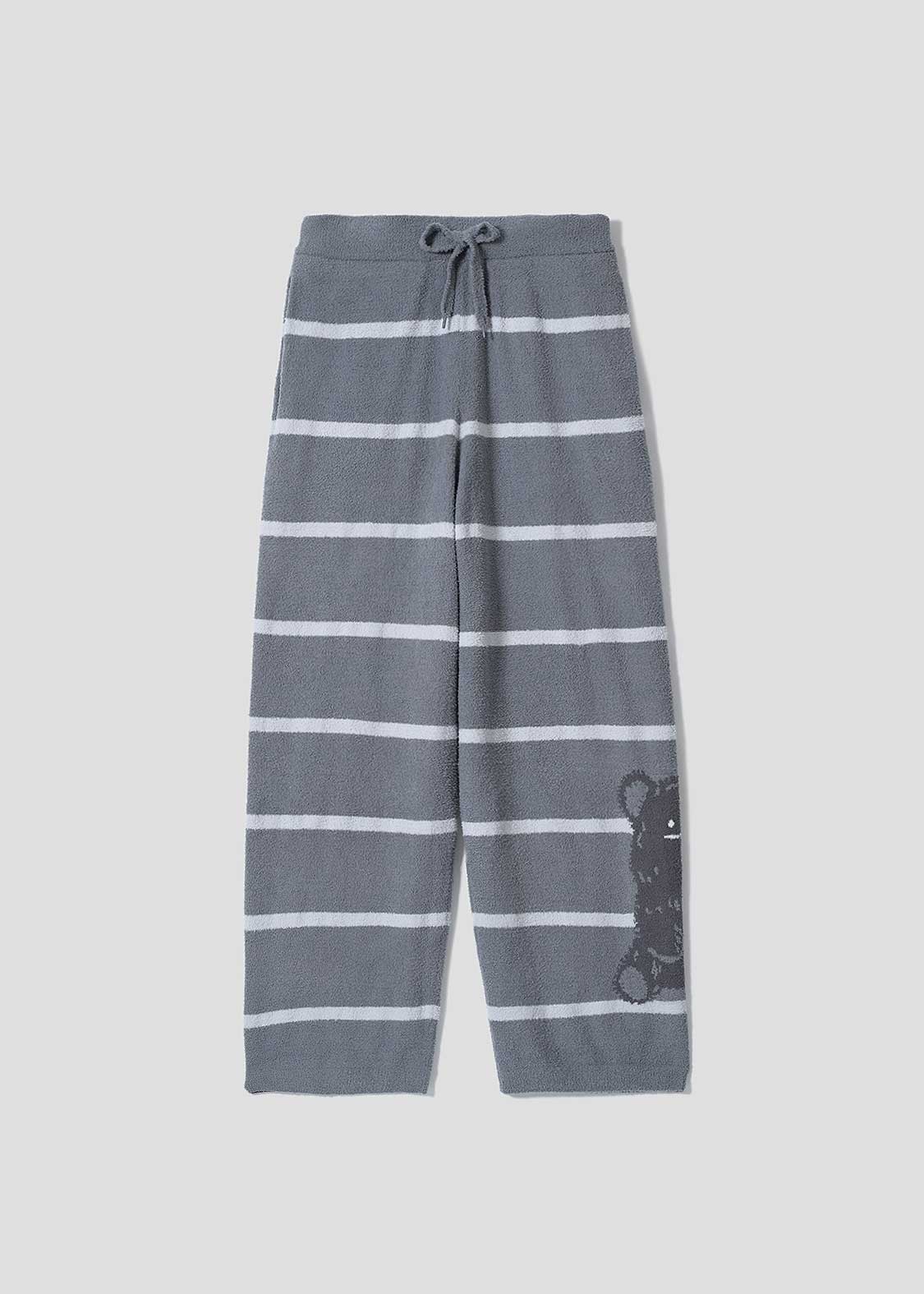 モコモコビューティフルシャドー｜ジャカードロングパンツ