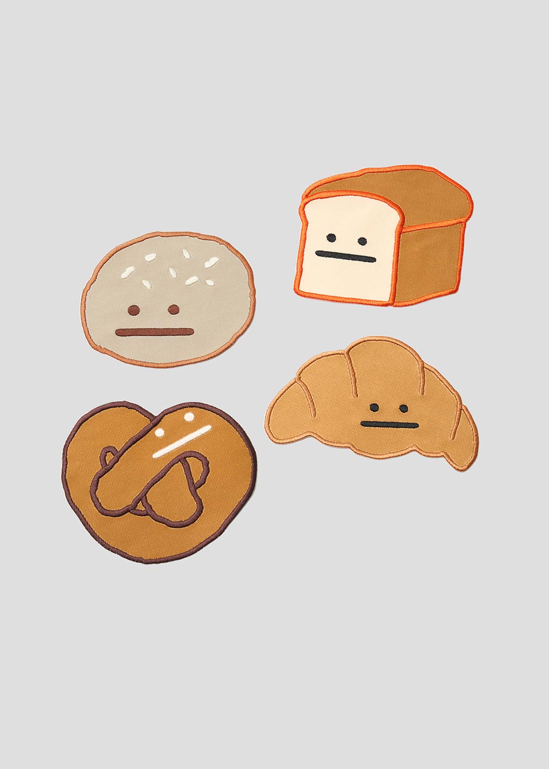 ビューティフルシャド－ベーカリー｜ファブリックコースター４セット