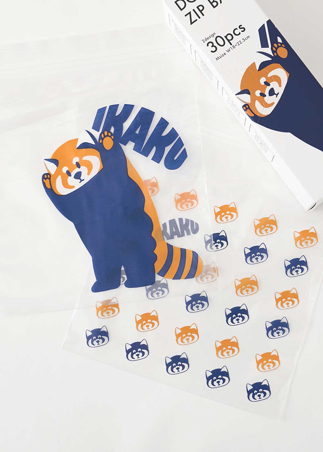 イカク｜ダブルジップバッグM｜ホームグッズ｜グラニフ(graniph)公式